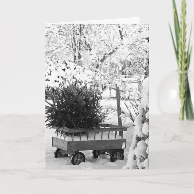 CARTÃO DE FESTIVIDADES DA NOSSA CASA PARA A SUA CASA - NATAL FELIZ (Frente)