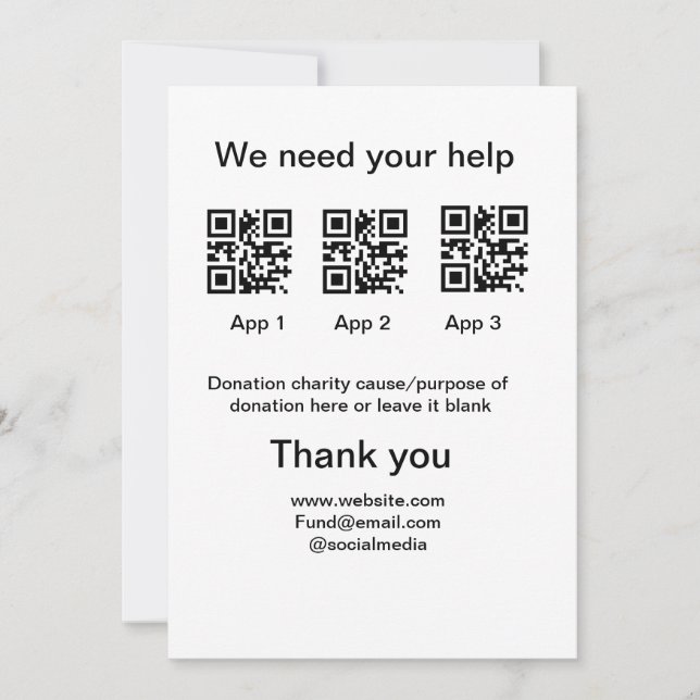 Cartão De Festividades Dação Coleção de Dons jar adicionar seu nome q r c (Frente)