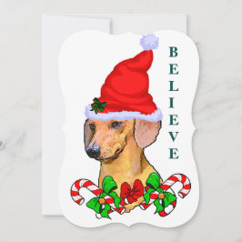 Cartão De Festividades Dachshund Lovers Natal