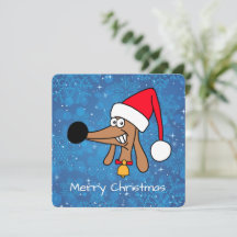 Dachshund Natal Festivo