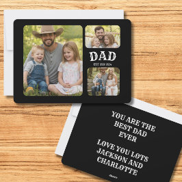 Cartão De Festividades Dad Est 3 Photo