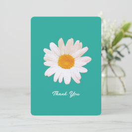 Cartão De Festividades Daisy Flower Dream – Summer Botanical Thank You