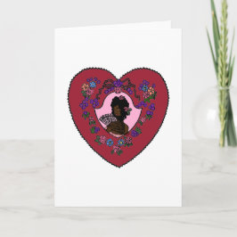Cartão De Festividades Dama Vampira Valentine Pele Média