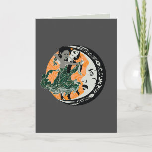 Cartão De Festividades dança com sua escuridão