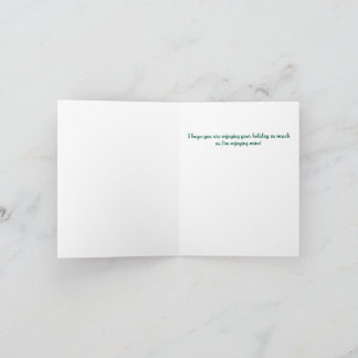 Cartão De Festividades Dança Feliz de Natal!