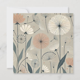 Cartão De Festividades Dandelion Dandies Impressão Design