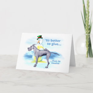Cartão De Festividades Dane BTG Azul