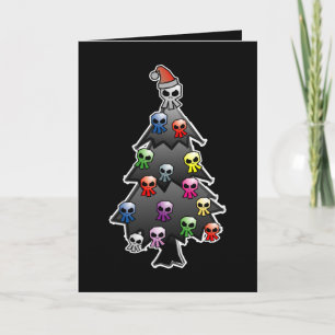 Cartão De Festividades Dark and Gothic Holiday Greeting