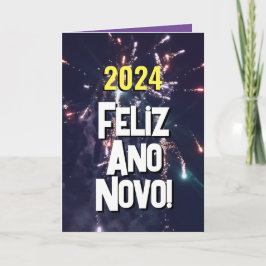 Cartão De Festividades de Ano Novo 2024 Baixar Enviar mensagem de texto