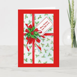 Cartão De Festividades Dê Feliz Natal De Nós Dois