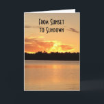 CARTÃO DE FESTIVIDADES DE SUNSET A SUNDOWN NATAL ESPECIAL DESEJA HO<br><div class="desc">OBRIGADOS DE PARAR POR UMA DAS MINHAS 8 LOJAS HOJE. ESTE CARTÃO É PERFEITO PARA UM FERIADO "SECULAR" E QUE TIRO É. FOI UM DIA ESPECIAL NESSE DIA!!</div>
