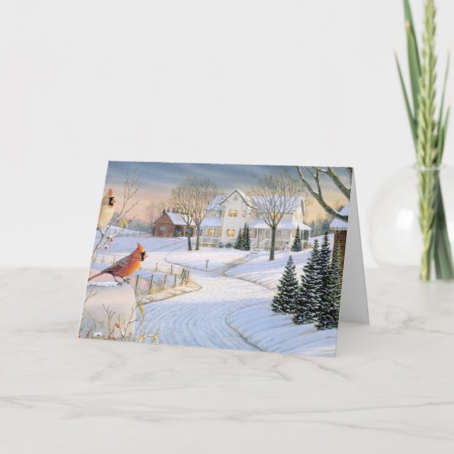 Cartão De Festividades de todo o amor nós estamos enviando sua maneira (Frente)