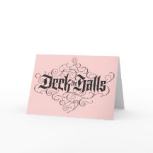 Deck the Halls Lettering Elegante Rosa de Natal
