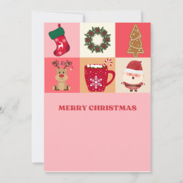 CARTÃO DE FESTIVIDADES DECOR DE NATAL FELIZ