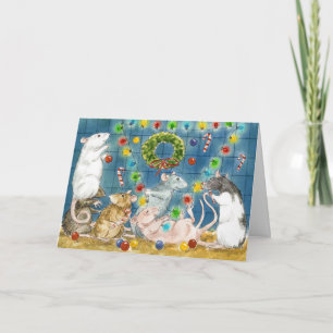 Cartão De Festividades Decoração da árvore