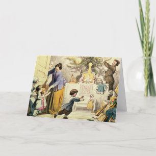 Cartão De Festividades Decoração da Árvore de Natal