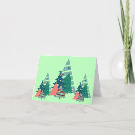 Cartão De Festividades Decoração de Festas com Evergreens