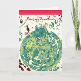 Cartão De Festividades Decoração do Floco de Neve de Natal