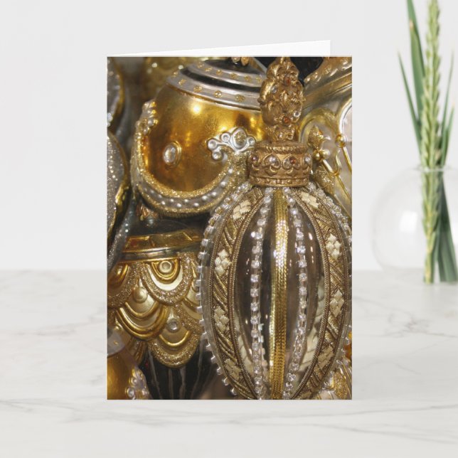 Cartão De Festividades Decoração vitoriana das árvores de Natal (Frente)