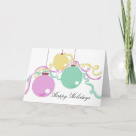 Cartão De Festividades Decorações de Feriado