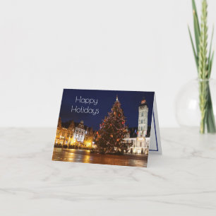 Cartão De Festividades Decorações de Feriado, Dendermonde, Bélgica