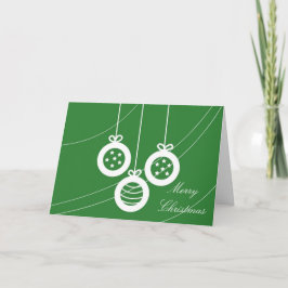 Cartão De Festividades Decorações de Férias Festivas