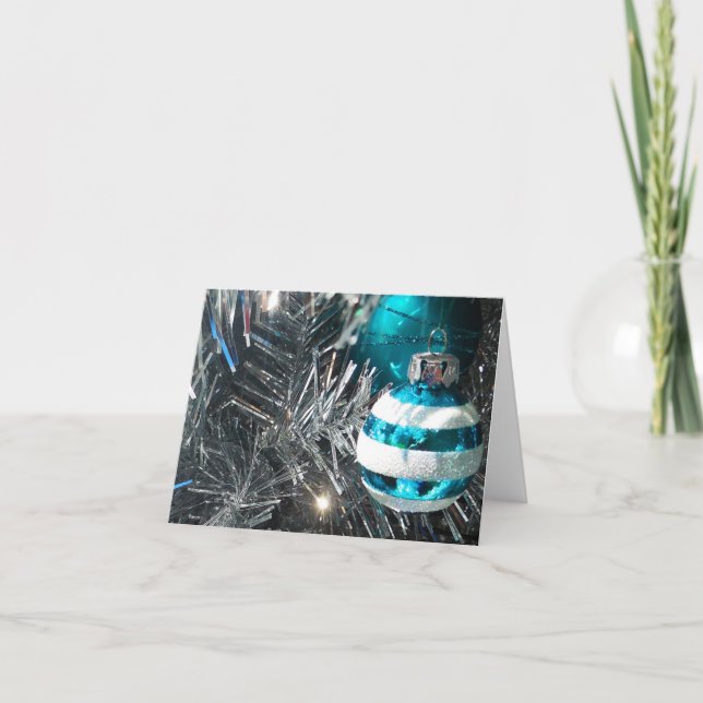 Cartão De Festividades Decorações do Natal (Frente)