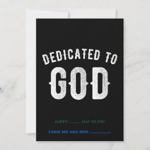CARTÃO DE FESTIVIDADES DEDICADO A DEUS TEXTO BRANCO LEGAL PERSONALIZÁVEL