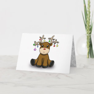 Cartão De Festividades Deers