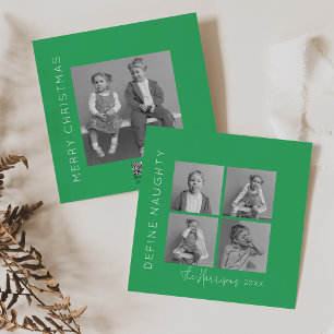 Cartão De Festividades Defina Safado 5 Colagem de Fotos Natal