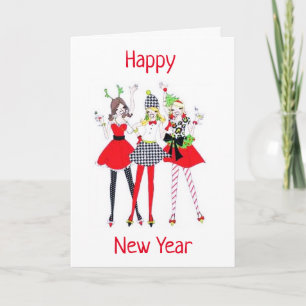 CARTÃO DE FESTIVIDADES DEIXE A PARTE COMEÇAR **FELIZ ANO NOVO**