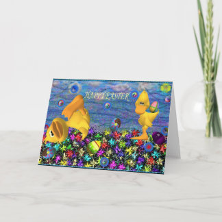 Cartão De Festividades Deixe meu ovo em paz 1