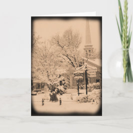 Cartão De Festividades Deixe nevar