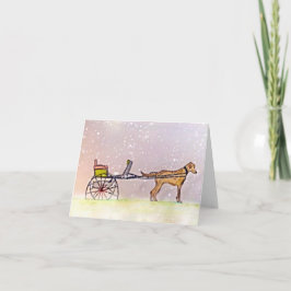 Cartão De Festividades Deixe-O Neve!