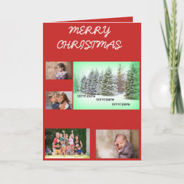 Cartão De Festividades Deixe-O Neve! Deixe-O Neve! Deixe-o nevar! 4 Fotog