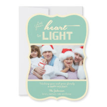 Deixe seu coração ser claro - verde e creme