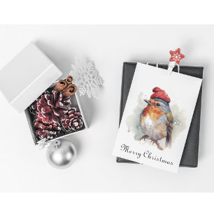 Cartão De Festividades Delícia de Inverno de Robin, personalizado