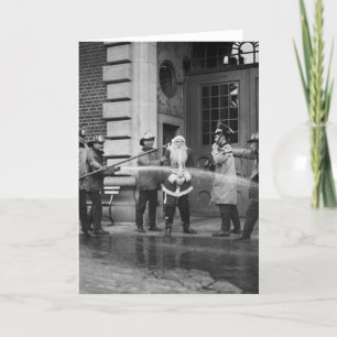 Cartão De Festividades Delousing Papai Noel, 1920