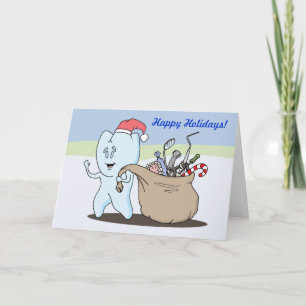 Cartão De Festividades Dental Holidays Greeting Card