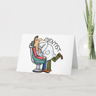 Cartão De Festividades Dentista Aberto Amplo