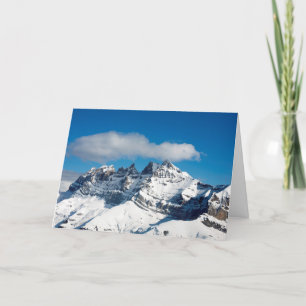 Cartão De Festividades Dents du Midi Suiça