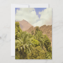 Cartão De Festividades Descubra o Oasis