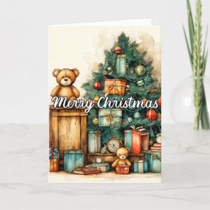 Cartão De Festividades Desejamos-Lhe Um Feliz Natal