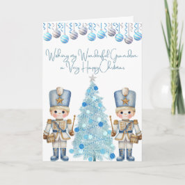 Cartão De Festividades Desejando ao meu neto um Natal maravilhoso