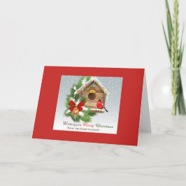 Cartão De Festividades Desejando lhe o Feliz Natal!