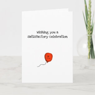 Cartão De Festividades Desejando-lhe uma celebração satisfatória