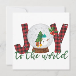 Cartão De Festividades Desejando-lhe uma temporada de alegria que ecoa