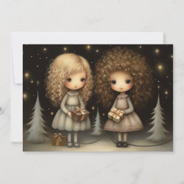 Cartão De Festividades Desejando um Feliz Natal