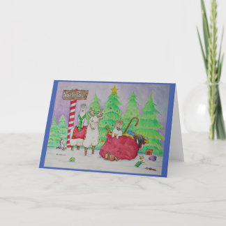 Cartão De Festividades Deseje A Ewe Um Feliz Natal