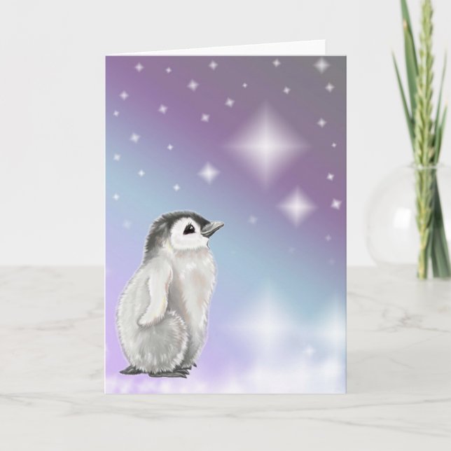 Cartão De Festividades Deseje Em Uma Estrela... (Frente)